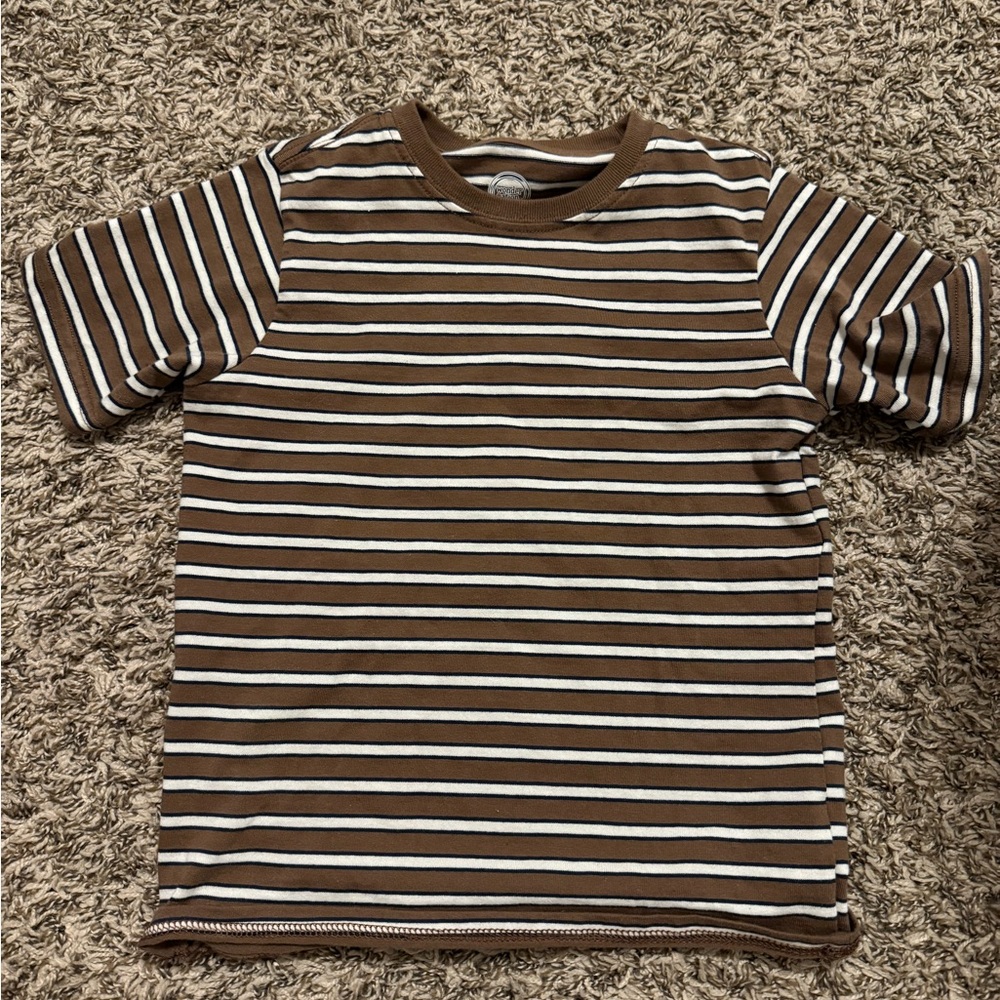 Wonder Nation T-Shirt Boys Size Small 6 - 7 Striped T Shirt